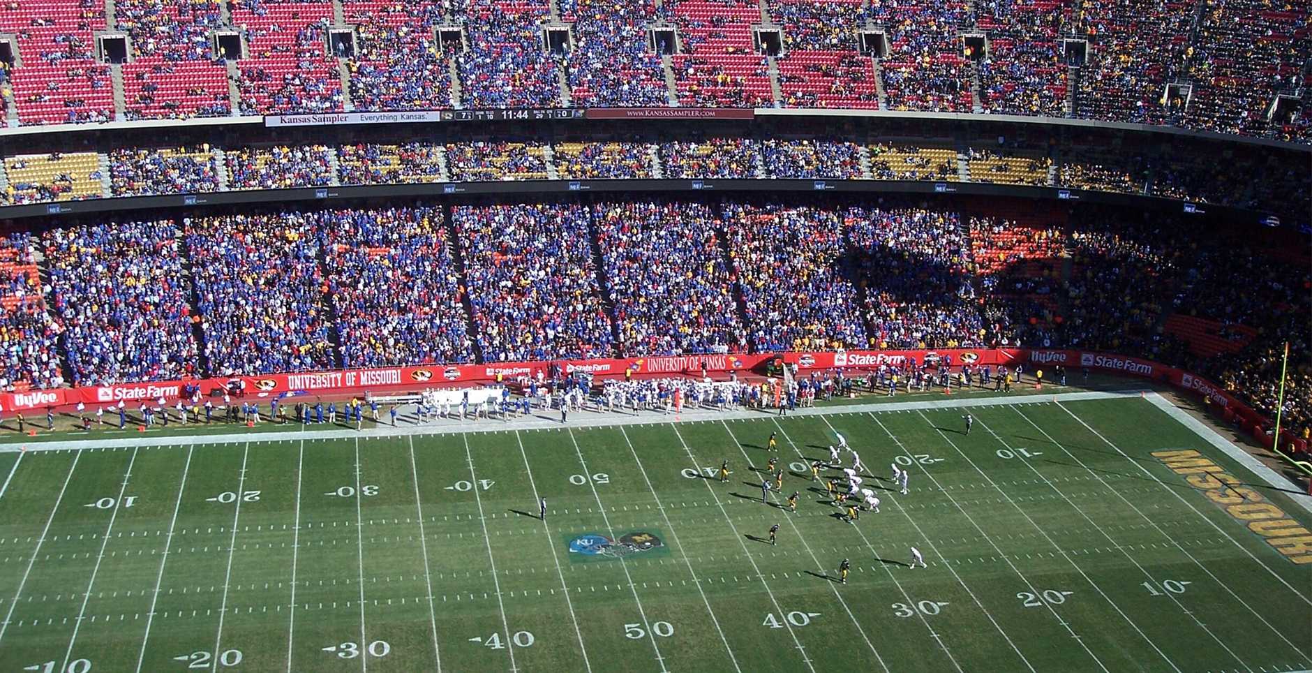 Report Arrowhead Could Host Kansas Football Games In 2024 Chiefs Blitz   Tigers Jayhawks 