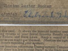 Vintage Social Security card