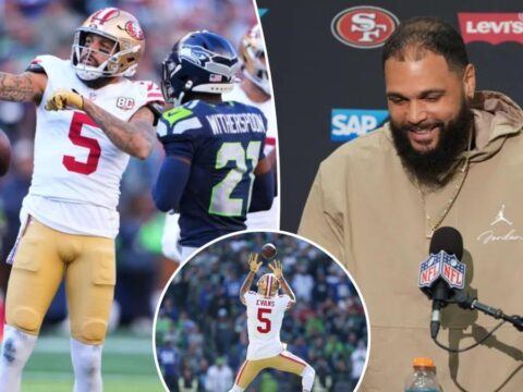 ‘Who Are You?’: Mike Evans’ Brutal Trash Talk to Seahawks Cornerback Trevon Diggs Goes Viral After Refs Miss Obvious Face Mask Penalty